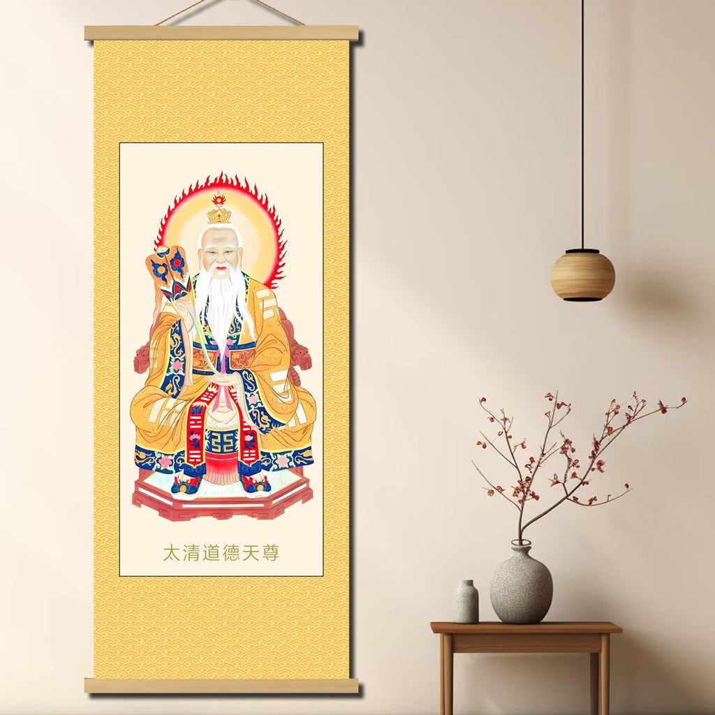 《青城·道祖掛畫》三清道祖正統供奉掛畫