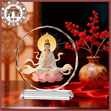 《青城・蓮臺慈航》慈航真人水晶蓮臺