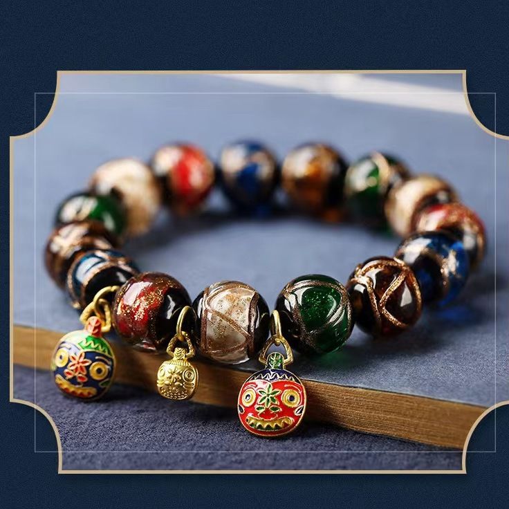 《青城・吞金聚運》琉璃吞金獸手串